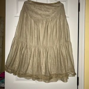 Free people boho tulle skirt